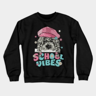 Groovy School Vibes Back to School Crewneck Sweatshirt